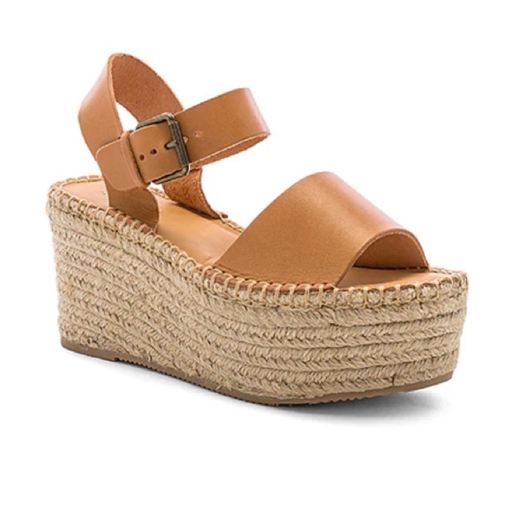 NEW Soludos Minorca Platform Leather Espadrille 8 - Picture 3 of 9